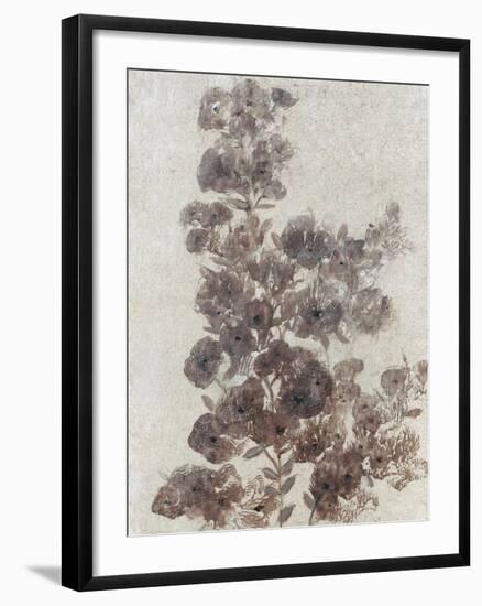 Sepia Flower Study II-null-Framed Art Print