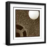 Sepia Golf Ball Study II-Jason Johnson-Framed Art Print