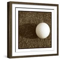 Sepia Golf Ball Study IV-Jason Johnson-Framed Art Print