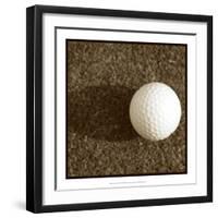 Sepia Golf Ball Study IV-Jason Johnson-Framed Art Print