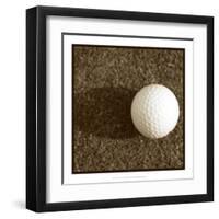 Sepia Golf Ball Study IV-Jason Johnson-Framed Art Print