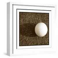 Sepia Golf Ball Study IV-Jason Johnson-Framed Art Print