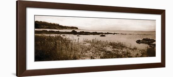Sepia Island Shores I-Amy Melious-Framed Art Print