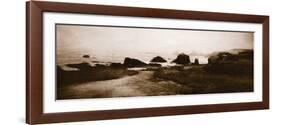 Sepia Island Shores II-Amy Melious-Framed Art Print