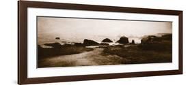Sepia Island Shores II-Amy Melious-Framed Premium Giclee Print