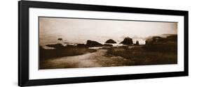 Sepia Island Shores II-Amy Melious-Framed Premium Giclee Print