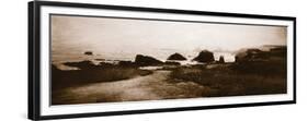 Sepia Island Shores II-Amy Melious-Framed Premium Giclee Print