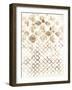 Sepia Madras II-Vanna Lam-Framed Art Print