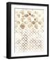 Sepia Madras II-Vanna Lam-Framed Art Print