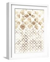 Sepia Madras II-Vanna Lam-Framed Art Print