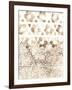 Sepia Madras III-Vanna Lam-Framed Art Print