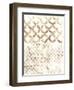 Sepia Madras IV-Vanna Lam-Framed Art Print