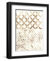 Sepia Madras IV-Vanna Lam-Framed Art Print