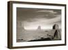 Sepia Monument Valley-Gordon Semmens-Framed Photographic Print