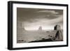 Sepia Monument Valley-Gordon Semmens-Framed Photographic Print