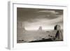 Sepia Monument Valley-Gordon Semmens-Framed Photographic Print