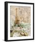 Sepia Paris-LuAnn Roberto-Framed Art Print