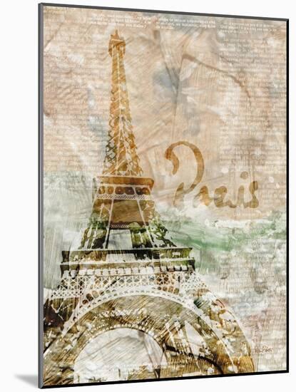 Sepia Paris-LuAnn Roberto-Mounted Art Print