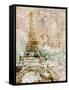 Sepia Paris-LuAnn Roberto-Framed Stretched Canvas