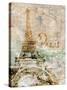 Sepia Paris-LuAnn Roberto-Stretched Canvas