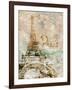 Sepia Paris-LuAnn Roberto-Framed Art Print