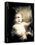 Sepia Photograph of Infant Cyclops-Clive Nolan-Framed Stretched Canvas
