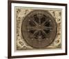 Sepia Planetary Chart-Vision Studio-Framed Giclee Print