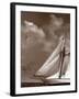 Sepia Sails II-Cory Silken-Framed Art Print