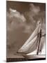 Sepia Sails II-Cory Silken-Mounted Art Print