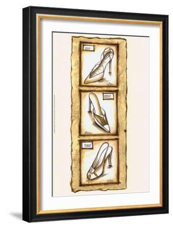 Sepia Shoes I--Framed Art Print