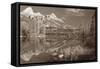 Sepia Teton 1-Gordon Semmens-Framed Stretched Canvas