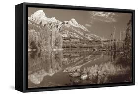 Sepia Teton 1-Gordon Semmens-Framed Stretched Canvas