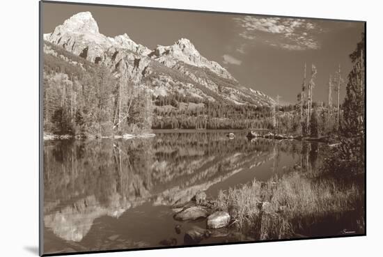 Sepia Teton 1-Gordon Semmens-Mounted Photographic Print