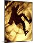 Sepia Toned Skater-null-Mounted Premium Photographic Print