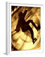 Sepia Toned Skater-null-Framed Premium Photographic Print