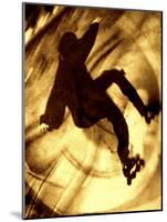 Sepia Toned Skater-null-Mounted Photographic Print