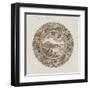 Sepia Transferware II-Vision Studio-Framed Art Print