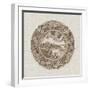 Sepia Transferware II-Vision Studio-Framed Art Print