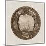 Sepia Transferware III-Vision Studio-Mounted Art Print