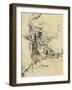 Sepia Tree Study-null-Framed Art Print