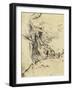 Sepia Tree Study-null-Framed Art Print