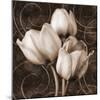 Sepia Tulip I-Christine Zalewski-Mounted Art Print