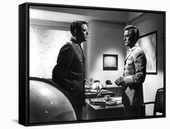 Sept jours en mai SEVEN DAYS IN MAY by JohnFrankenheimer with Burt Lancaster and Kirk Douglas, 1964-null-Framed Stretched Canvas