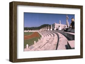 September 1, 1960: Shot of the Olympic Track and Field Stadium, 1960 Rome Summer Olympic Games-James Whitmore-Framed Photographic Print