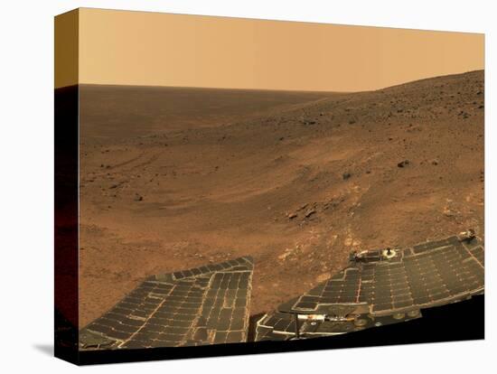 September 1, 2005, Panoramic View of Mars Taken from the Mars Exploration Rover-Stocktrek Images-Stretched Canvas