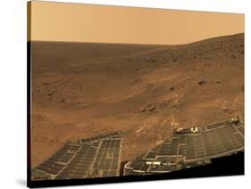 September 1, 2005, Panoramic View of Mars Taken from the Mars Exploration Rover-Stocktrek Images-Stretched Canvas