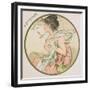 September, 1899 (Detail)-Alphonse Mucha-Framed Giclee Print