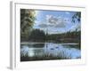 September Afternoon in Clumber Park-Richard Harpum-Framed Art Print