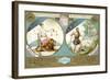 September and October: Libra and Scorpio-null-Framed Giclee Print