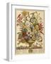 September, from 'Twelve Months of Flowers' by Robert Furber (C.1674-1756) Engraved by Henry Fletche-Pieter (after) Casteels-Framed Giclee Print